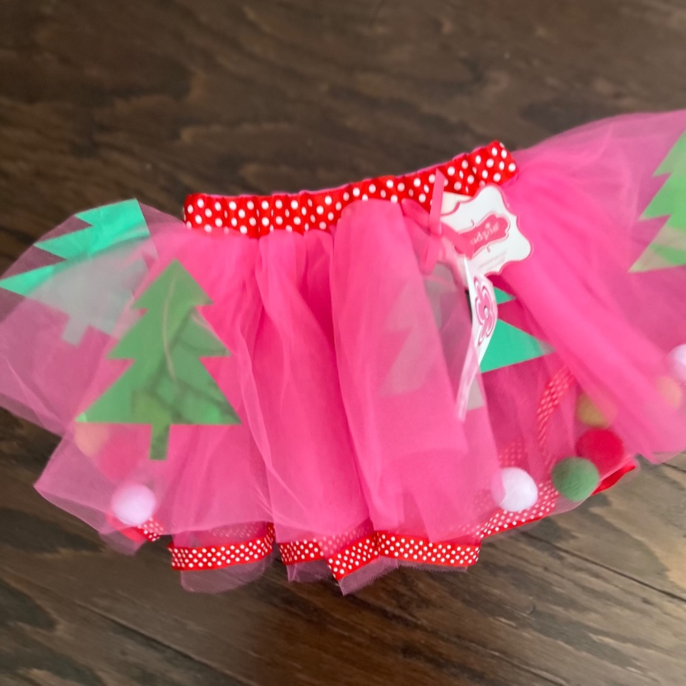 Infant Tulle Christmas Skirt